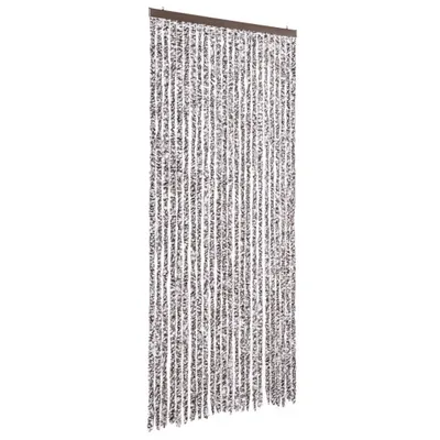 Obrázek produktu pro vidaXL Záclona Fly hnědá a béžová 100x200 cm žinylka