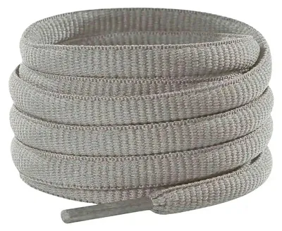 schnuersenkel laufschuhe oval grau hell