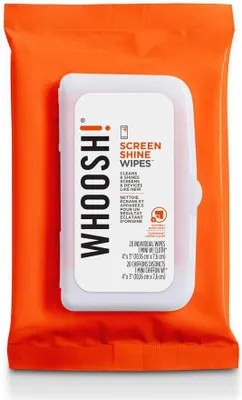 Image de Lingettes désinfectantes Whoosh Screen Shine( 20 paquets)