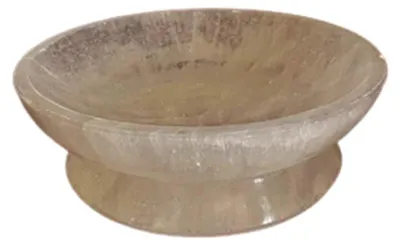 Immagine prodotto di Ciotola rituale in selenite - 15 cm