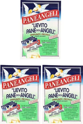Produktbild von 3x Paneangeli lievito vanigliato 48g Sauerteig Vanille hefe (3 Beutel 16g)