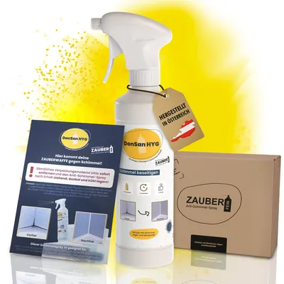 Produktbild von Zauberfein Schimmelpilz Entferner Spray 500 ml, Schnell Wirkend, mit Aktivchlor für Feuchträume wie Bad und Keller