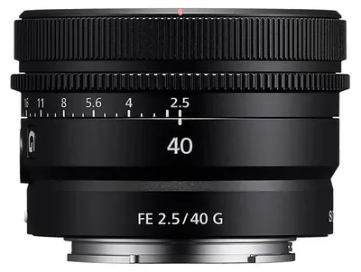 Imagen del producto de Sony FE 40 mm F2.5 G, objetivo zoom estándar, 9/9, 40 - 60 mm, montura Sony E, enfoque automático