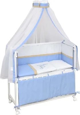 Produktbild von Baby-Delux Beistellbett Stillbett Babybett 90x40 weiß inkl. Matratze Bettwäsche Set komplett Prince
