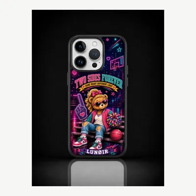 Produktbild von iPhone 14 Pro Hülle Handyhülle Schutzhülle Case mit Dualität Motiv – LUNØIR ©