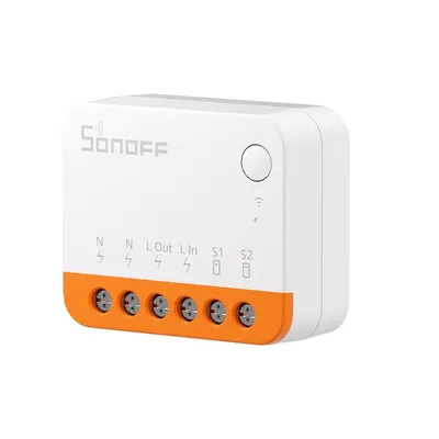 Immagine prodotto di Sonoff MINIR4 controllore di luce intelligente per la casa Wireless Arancione, Bianco