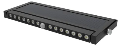 Produktbild von LUXULA LED Solar-Wandleuchte 1000 lm kaltweiß schwarz IP54 dimmbar