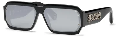 Zdjęcie produktu dla Okulary przeciwsłoneczne dla mężczyzn Philipp Plein SPP150 Nero lucido 67/11/145