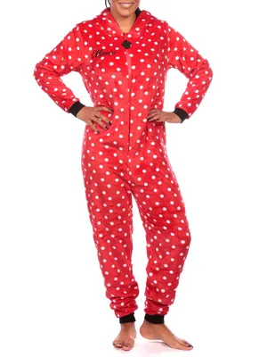 Immagine prodotto di Pigiama da donna Disney Minnie Mouse, colore rosso, taglia Large