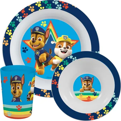 Image de Paw Patrol, set de petit-déjeuner 3 pièces