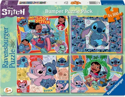 Zdjęcie produktu dla RAVENSBURGER Lilo i Stich układanka 4x100 elementów