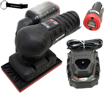Produktbild von PARKSIDE PERFORMANCE® 12 V Akku-Schwingschleifer PASSP 12-Li / inkl. Akku (2Ah) und Ladegerät (2,4A)