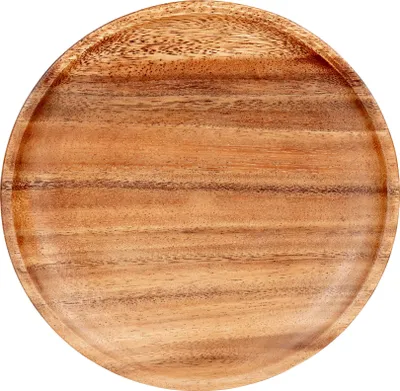 Produktbild von Holzteller Akazie rund 20cm Holz Schale Obstteller Deko Unikat