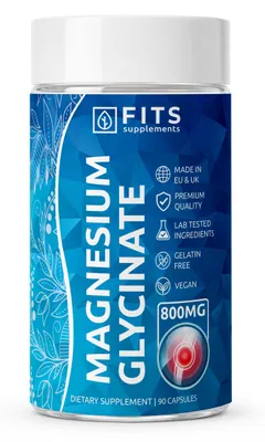 Zdjęcie produktu dla Glicynian magnezu 800 mg, 90 kapsułek