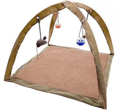 Immagine prodotto di Tappetino interattivo e sonoro per gatti - Colore beige
