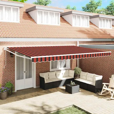 Immagine prodotto di Tenda da Sole Arancione e Marrone 500 x 300 x 165 cm