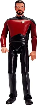 Productafbeelding van Bandai Star Trek Figuur, Commander William Riker, rood, rood, one size