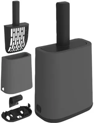 Produktbild von Rotho Mypet Cleaning Set Katzenstreu-Set mit Ständer und Beuteln
