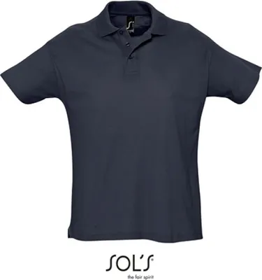 Produktbild von SOLs 11342 | Herren Summer Poloshirt II Seitenschlitze - Farbe: Navy - Größe: 3XL