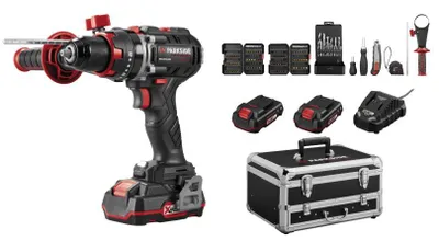 Produktbild von Parkside Performance 20 V Akku-Schlagbohrschrauber-Set »PSBSAP 20-Li D4«, mit Akku- und Ladegerät