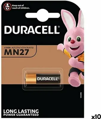 Produktbild von Duracell MN27, Einwegbatterie, Alkali, 12 V, 1 Stück(e), Schwarz, Orange, 9 g