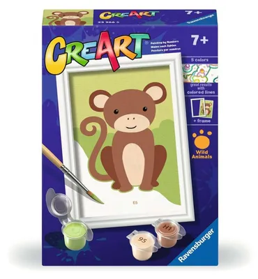 Immagine prodotto di Ravensburger CreArt Scimmia selvaggia