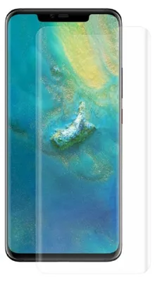 A screen protector is shown on a smartphone.