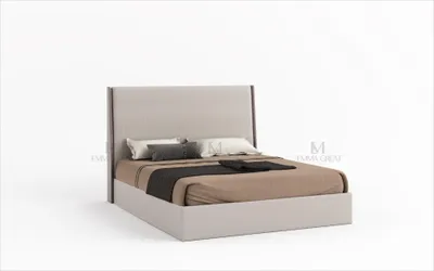 Produktbild von Design Bett Schlafzimmer Betten Textil Hotel Luxus Polster Sitz Stoff Möbel