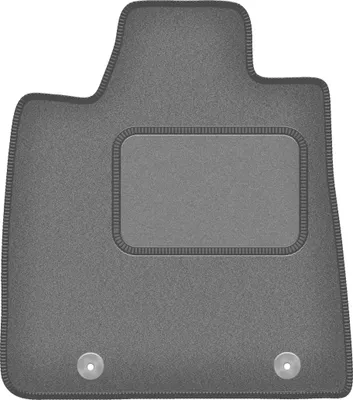 Produktbild von Fahrerfußmatte Velours graphit passend für Lexus RX III Hybrid (2008-2015, SUV) – mit Befestigungen – passgenau