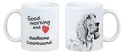 Zdjęcie produktu dla Redbone Coonhound - Kubek z psem, kubek z motywem, spersonalizowany prezent marki Art-Dog