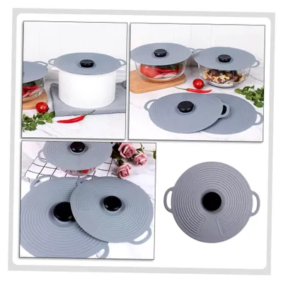 Produktbild von Wiederverwendbare Silikondeckel für Schalen und Lebensmittelabdeckungen