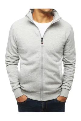 Imagen del producto de Dstreet. Sudadera para hombre, sin capucha, modelo Agnes, color gris, talla XXL