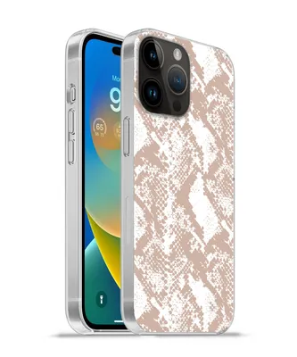 Produktbild von MuchoWow® Handyhülle Schutzhülle Hülle für Apple iPhone 14 Pro - Softcase Schlangendruck - Formen - Pastell Silikon Softcase Handy Hülle - Umschlag
