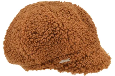 Produktbild von Seeberger kuschelige Teddy Ballonmütze, braun, Gr. M
