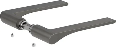 Produktbild von GRIFFWERK LEAF LIGHT SIEGER DESIGN Griffpaar für Schlosskasten Kaschmirgrau
