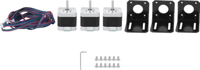 Obrázek produktu pro Krokový motor z nerezové oceli, 4vodičový, bipolární, příslušenství pro 3D tiskárny, 40 mm, 42BYGHW609, 12 V