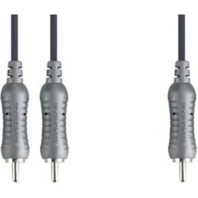 Obrázok produktu pre Bandridge AL411, RCA, Samec, 2 x RCA, Samec, 1,2 m, Šedá