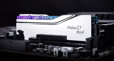 Produktbild von G.Skill Trident Z5 Royal F5-6400J3239G16GX2-TR5S, 32 GB, 2 x 16 GB, DDR5, 6400 MHz, 288-pin DIMM