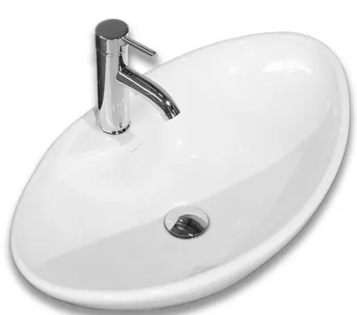Produktbild von Aufsatz-Waschtisch Gondel 65 cm : Weiss