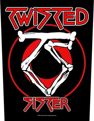 Produktbild von Twisted Sister Backpatch Circular Logo multicolor Standard