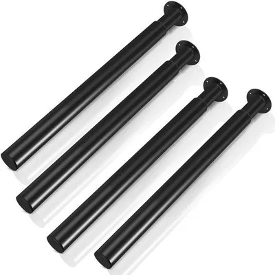 Produktbild von Hotelsockel mit 70-110cm Verstellbarkeit, Schwarz, aus Metall