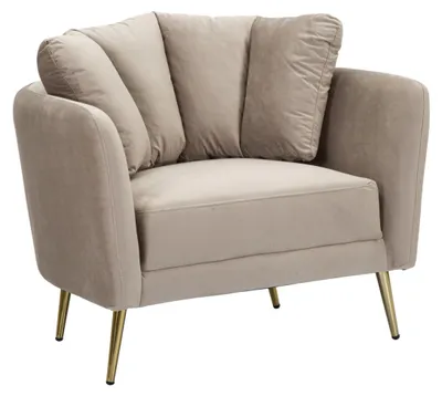 Produktbild von FURNLUX Sessel Kiev Grau 88cm / Hauptfarbe: Grau / Abmessungen: 88 x 74 x 77 cm