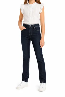 Produktbild von 31289 Stummer Mädchen Jeans Dk.Blau Gr. 140