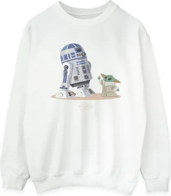 Produktbild von Star Wars - "The Mandalorian" Sweatshirt für Damen BI39451 (M) (Weiß)