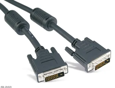 Produktbild von Monitorkabel DVI-D (24+1) 1m geschirmt vergoldet