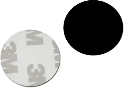 Produktbild von 10x SCHWARZ RFID Tag 125Khz COIN 25mm Ø PVC Transponder Selbstklebend Wasserdicht