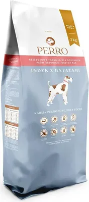 Zdjęcie produktu dla Perro indyk z batatami sucha karma dla psów z alergią 3 kg