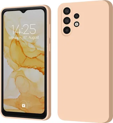 Produktbild von Hülle für Samsung Galaxy A32 5G Case Cover Bumper Silikon Softgrip Schutzhülle Farbe: Rosa
