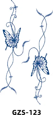 Image de INF Tatouage temporaire fleur réaliste - Étanche et longue durée