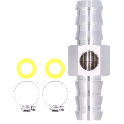 Produktbild von Kraftstoffschlauchadapter,Kraftstoffschlauchfitting,Kraftstoffleitungsadapter,Kraftstoffleitungs-T-Fitting,Adapter für Kraftstoffdruckmessgerät,Edelstahl-Kraftstoffschlauchverbinder